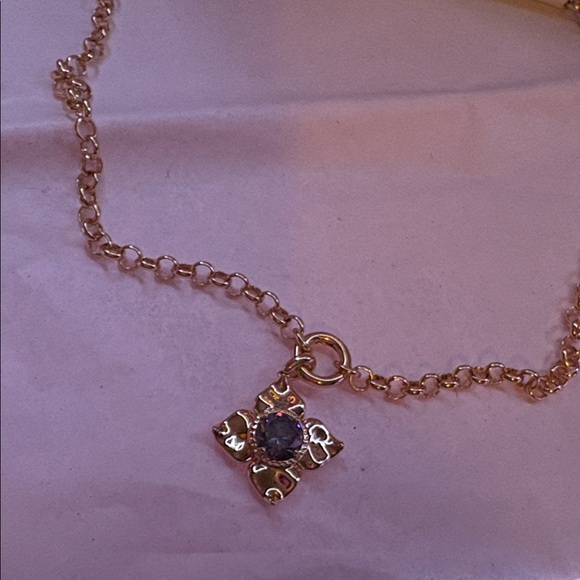 Kendra Scott Lily 14K Gold Over Brass Chain Pendant Necklace nwt